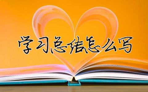 學習總結怎么寫8