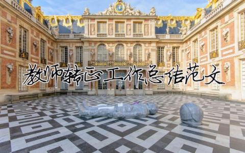 教師轉正工作總結范文（精選合集10篇）