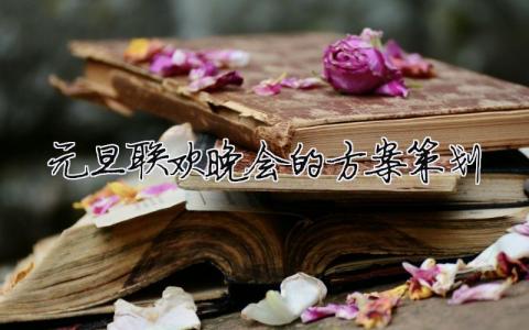 元旦聯(lián)歡晚會(huì)的方案策劃（精選合集8篇）