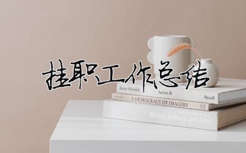 掛職工作總結（精選合集10篇）