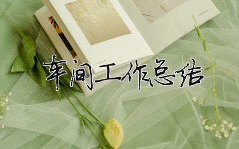 車間工作總結(jié)（精選合集16篇）