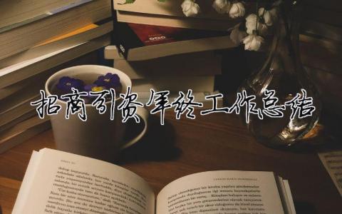 招商引資年終工作總結(jié) 招商引資年終工作總結(jié)匯報(bào)（精選合集10篇）