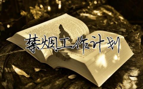 禁煙工作計劃 禁煙工作計劃 總結（精選合集4篇）