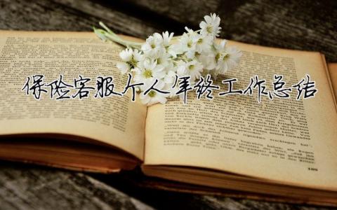 保險客服個人年終工作總結 保險客服年度工作總結 個人（精選合集6篇）
