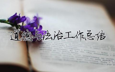 道德與法治工作總結 道德與法治工作總結范文（精選合集16篇）
