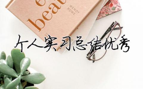 個人實習總結優秀 個人實習總結優秀（精選合集10篇）