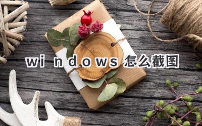 windows怎么截圖
