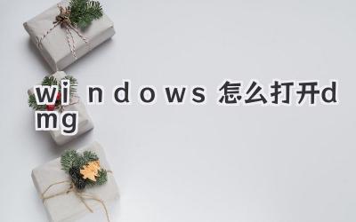 windows怎么打開dmg
