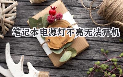 筆記本電源燈不亮無法開機