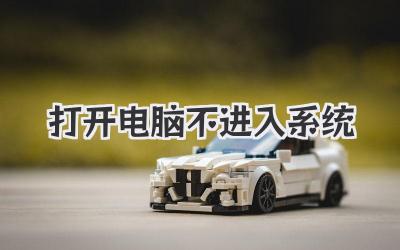 打開電腦不進入系統