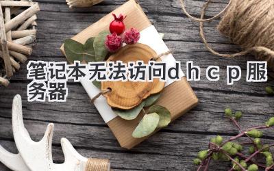 筆記本無法訪問dhcp服務器