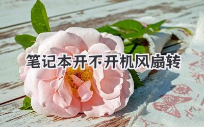 筆記本開不開機風扇轉