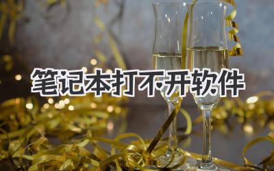 筆記本打不開軟件