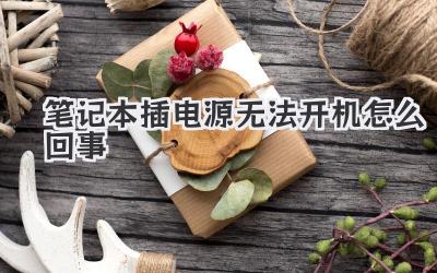 筆記本插電源無法開機(jī)怎么回事