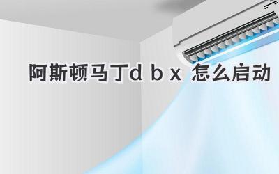 阿斯頓馬丁dbx怎么啟動