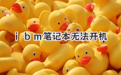 ibm筆記本無法開機(jī)