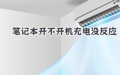 筆記本開不開機充電沒反應